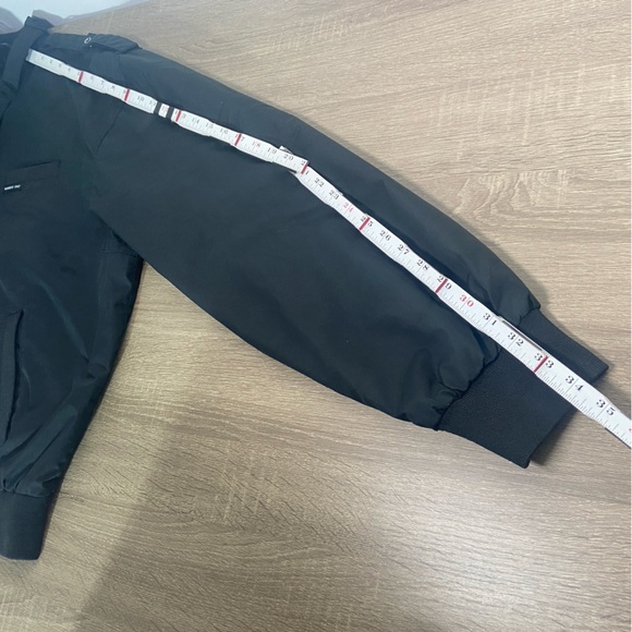 Vintage Members Only Racer Jacket Mens XXL Black Lightweight Zip Up Bomber Coat - Picture 16 of 16